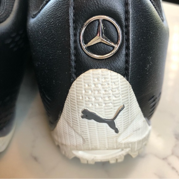 Puma Mercedes AMG Petronas Drift Cat 5 Ultra II Black White Green Size 11.5 US - Picture 12 of 16